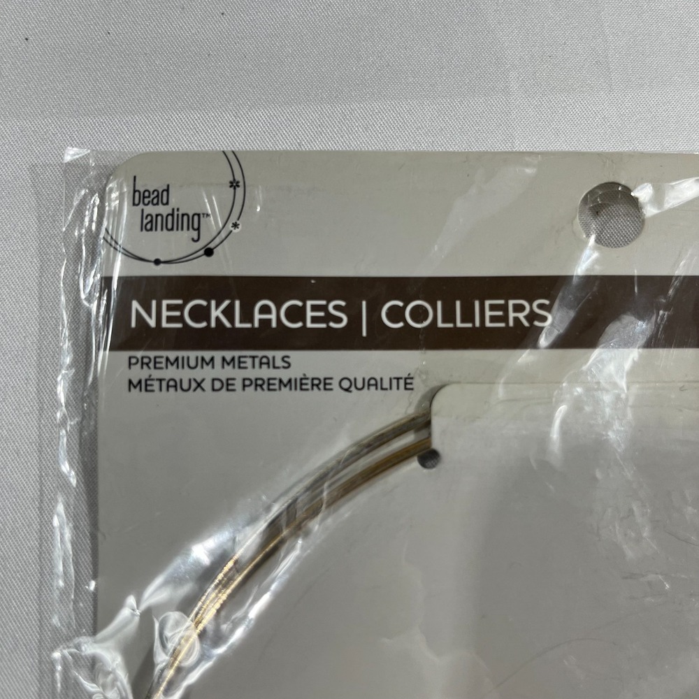 Bead Landing 2pc Necklace Set Premium Metals Choker Collar Gold Silver Tone New - Picture 4 of 7